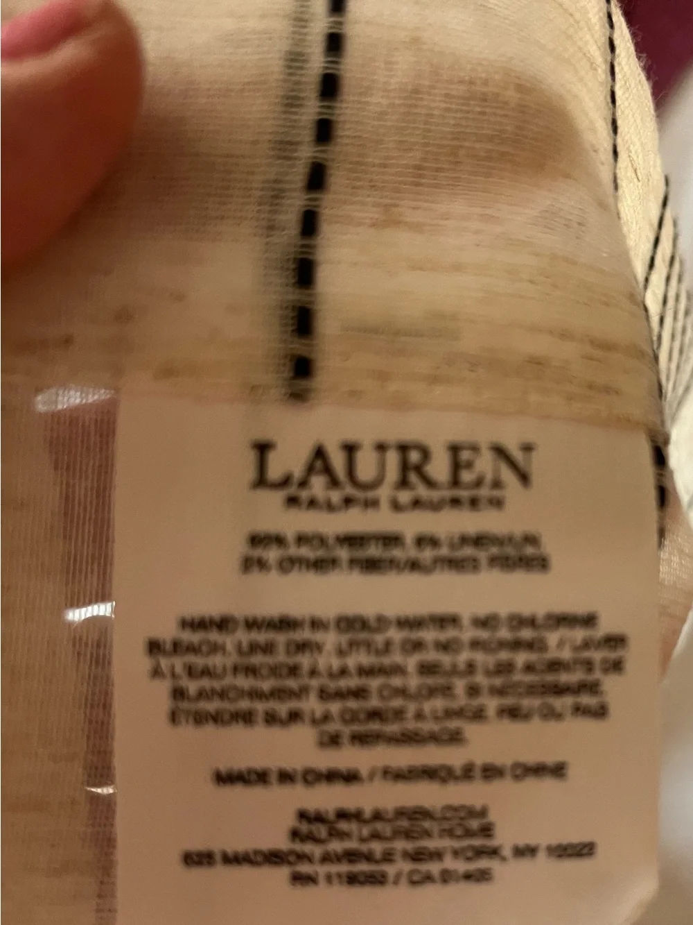Ralph Lauren Curtain panels X 4 linen blend so cute